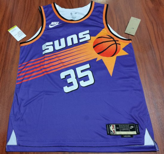 35 Durant Suns 2023-24 Classic jersey purple player version